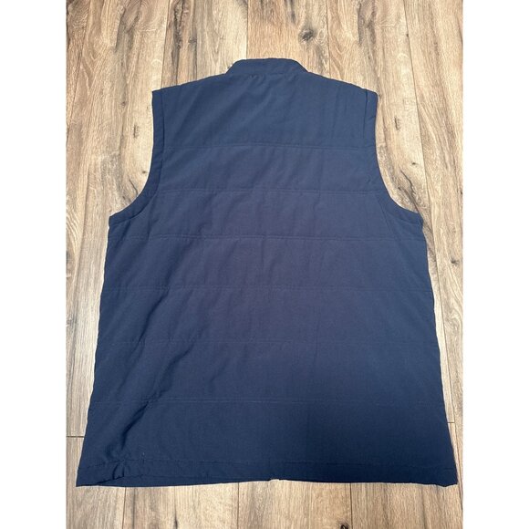 TravisMathew Mens XXL Navy Quilted Puffer Golf Vest With Zip-Up Front & Pockets - Picture 8 of 9